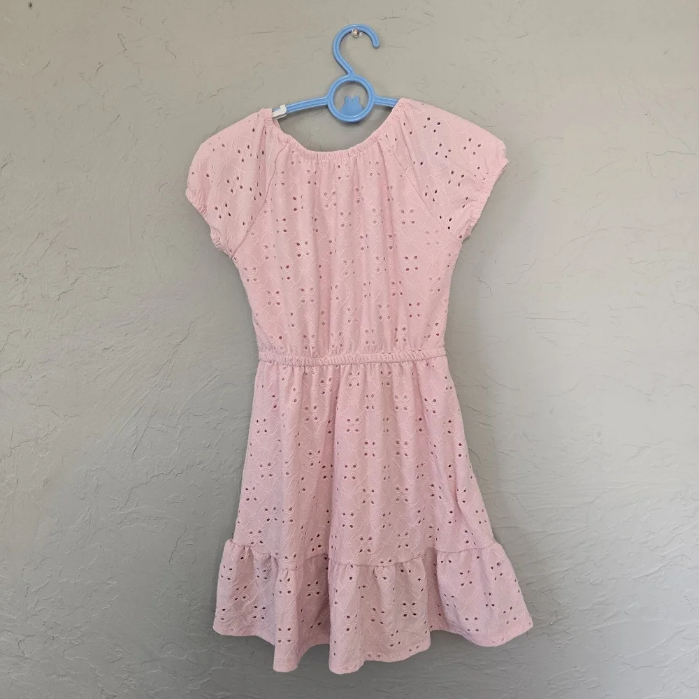 Liberty Valor Medium 5/6 Girls Pink Adorable Summer Dress